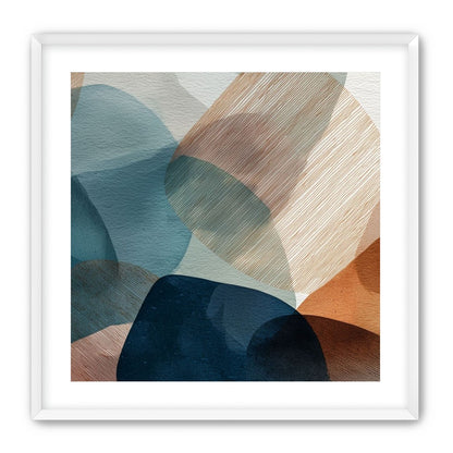 Translucent Ovals with Diagonal Grain