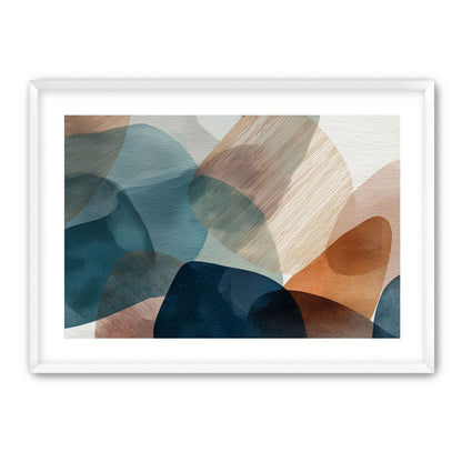 Translucent Ovals with Diagonal Grain