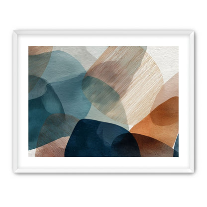 Translucent Ovals with Diagonal Grain