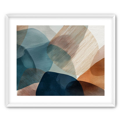 Translucent Ovals with Diagonal Grain