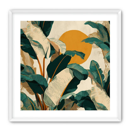 Sun Poking Through the Palms