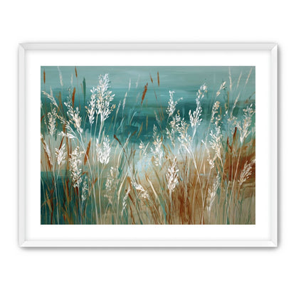 White Meadow Grasses Before Water |