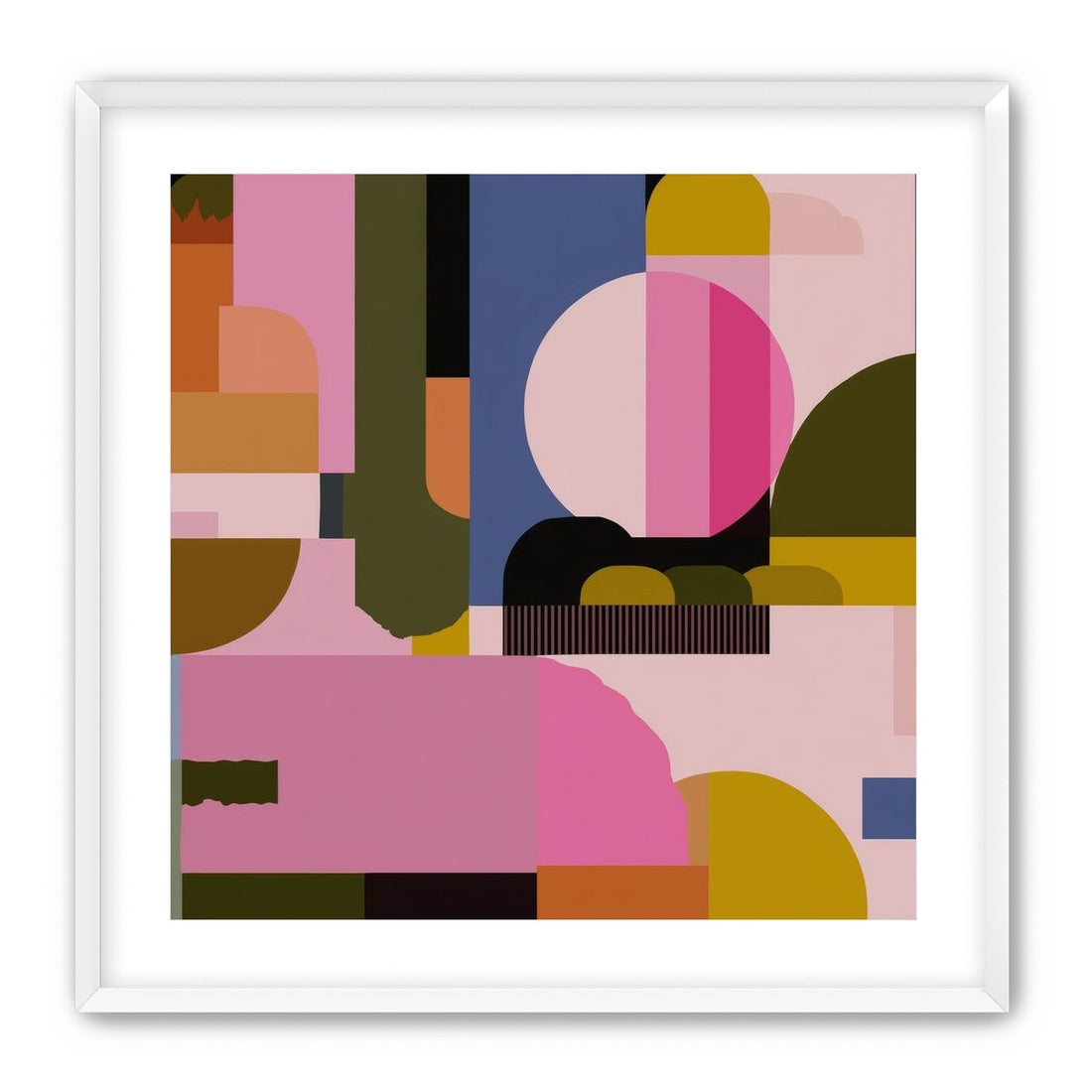 Shapes Jostling for Space 