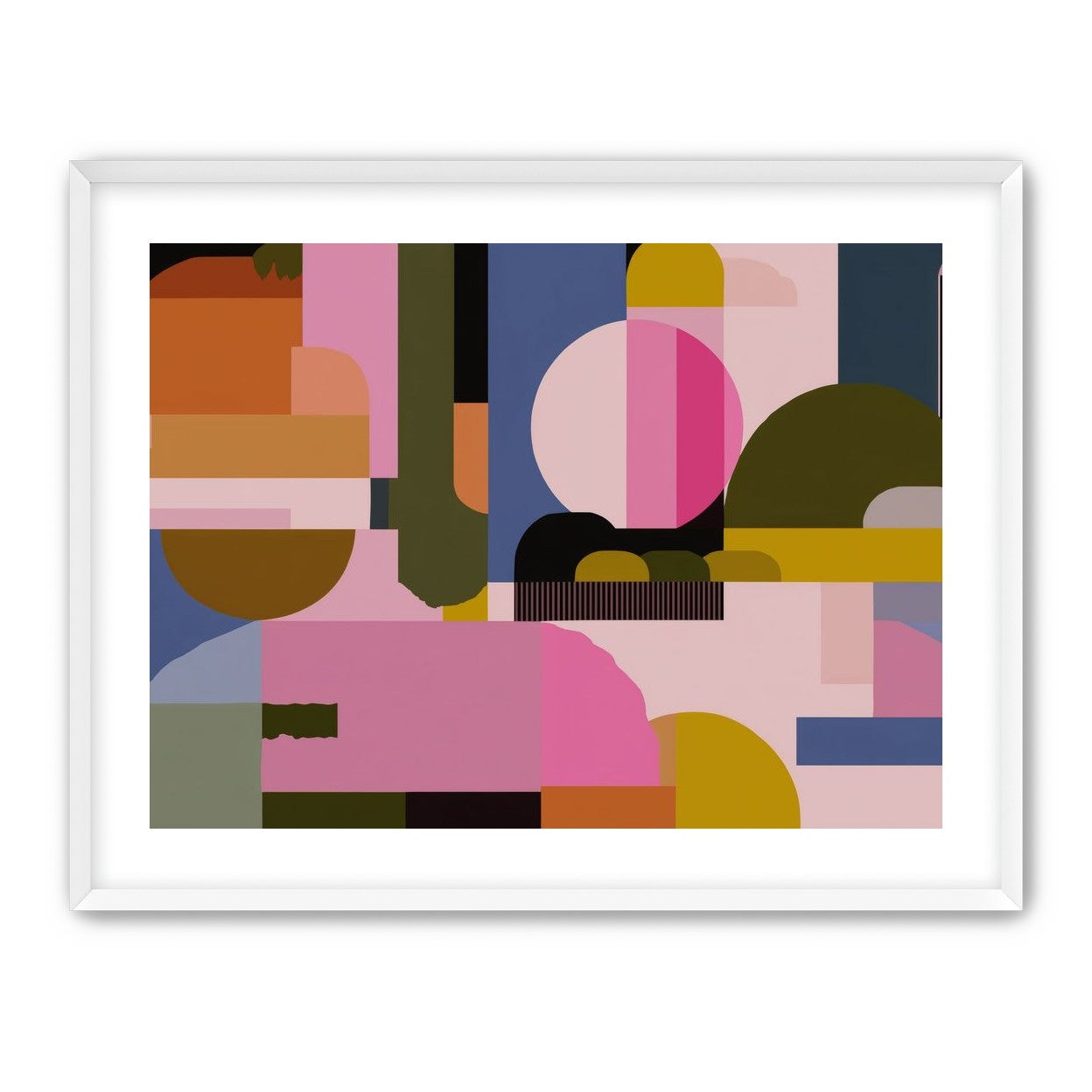 Shapes Jostling for Space 