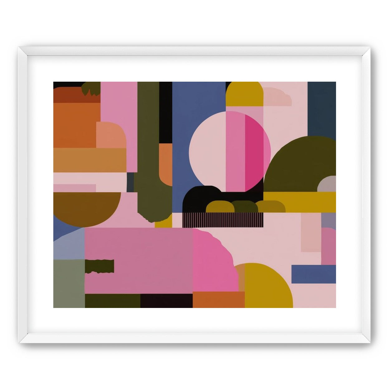 Shapes Jostling for Space 