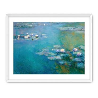 Still Water with Open Blossoms