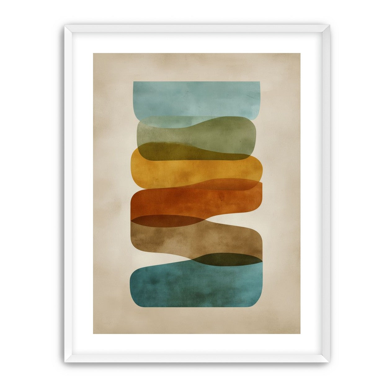 Ribbons of Muted Color