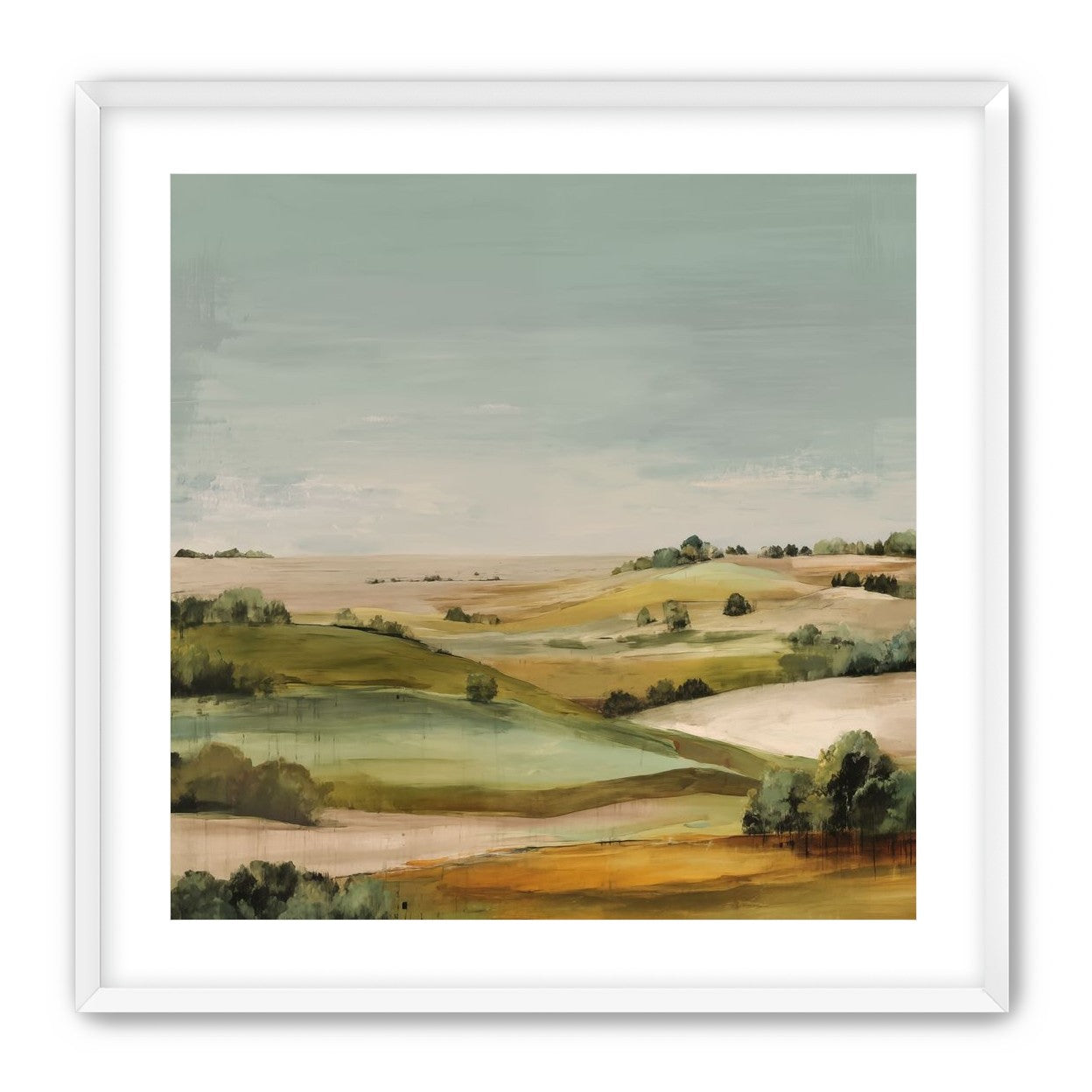 Valley with Rolling Hills