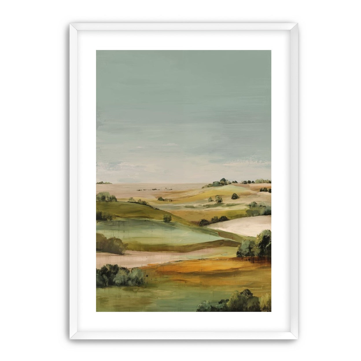 Valley with Rolling Hills
