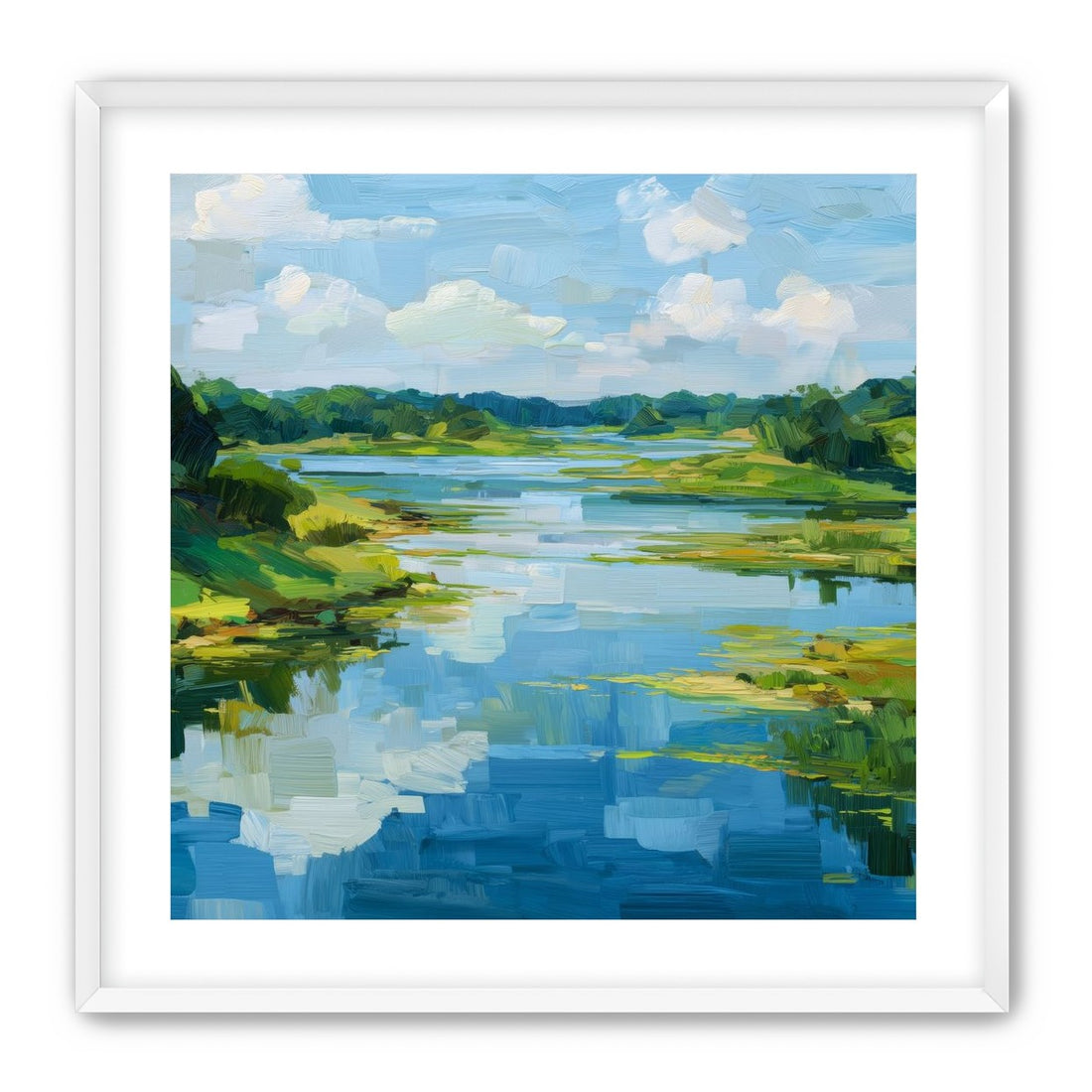 Blue Over Green