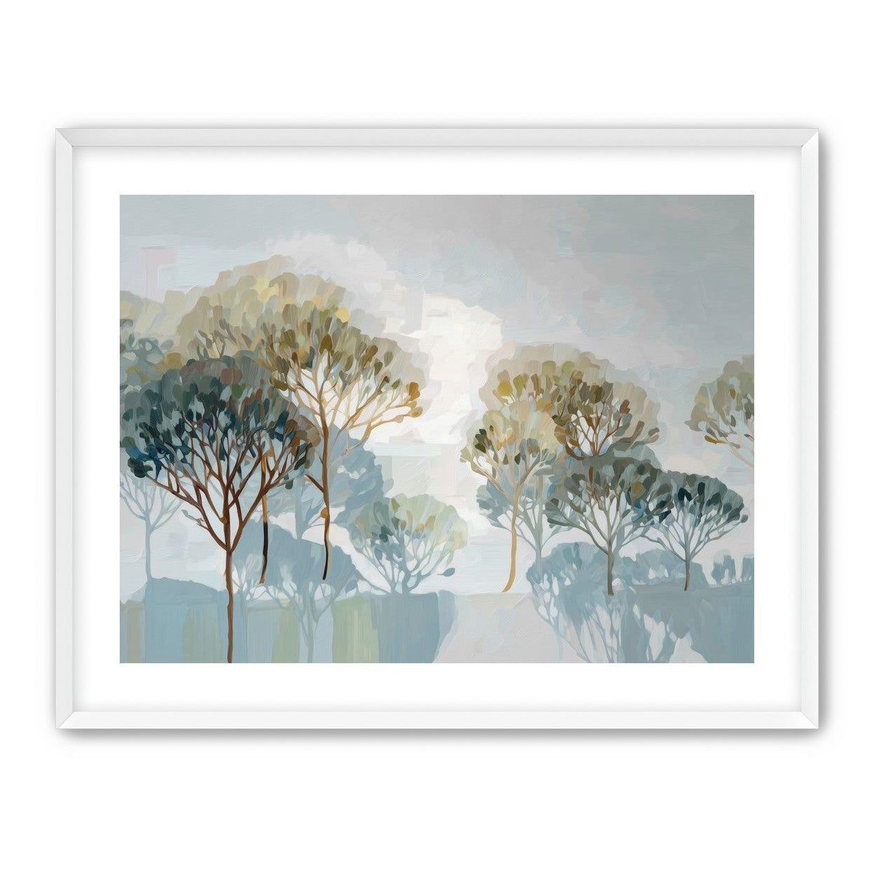 Tree Canopies in Soft Rows
