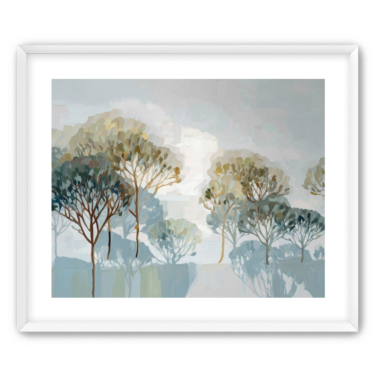 Tree Canopies in Soft Rows