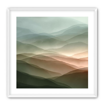 Mountains in Haze