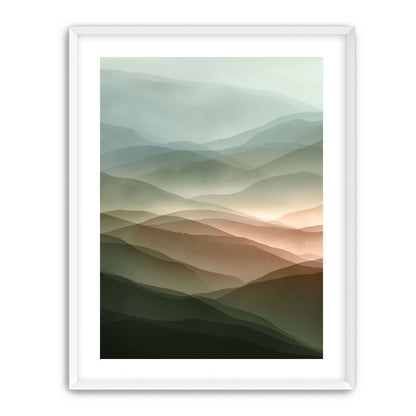 Mountains in Haze