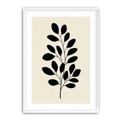 Plant Cutout on Cream