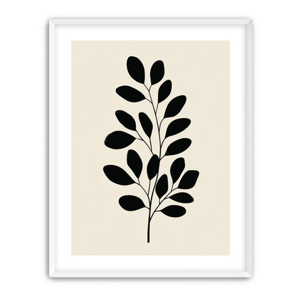 Plant Cutout on Cream