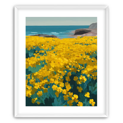 Yellow Coastal Wildflowers
