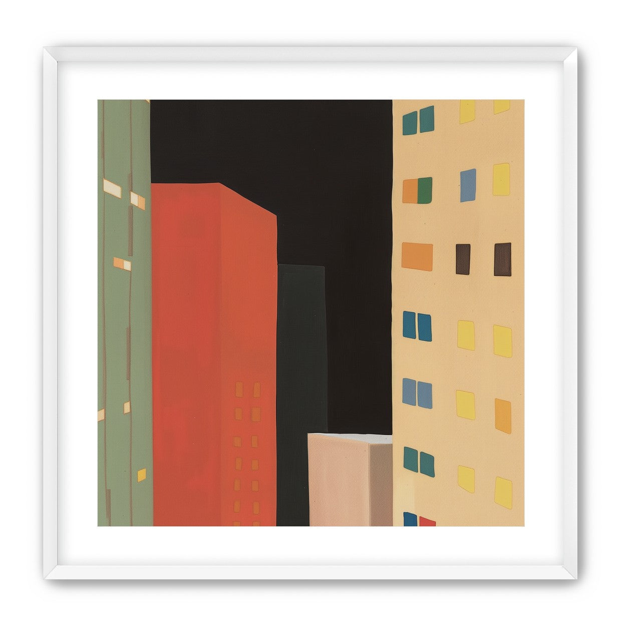 Color windows in the dark