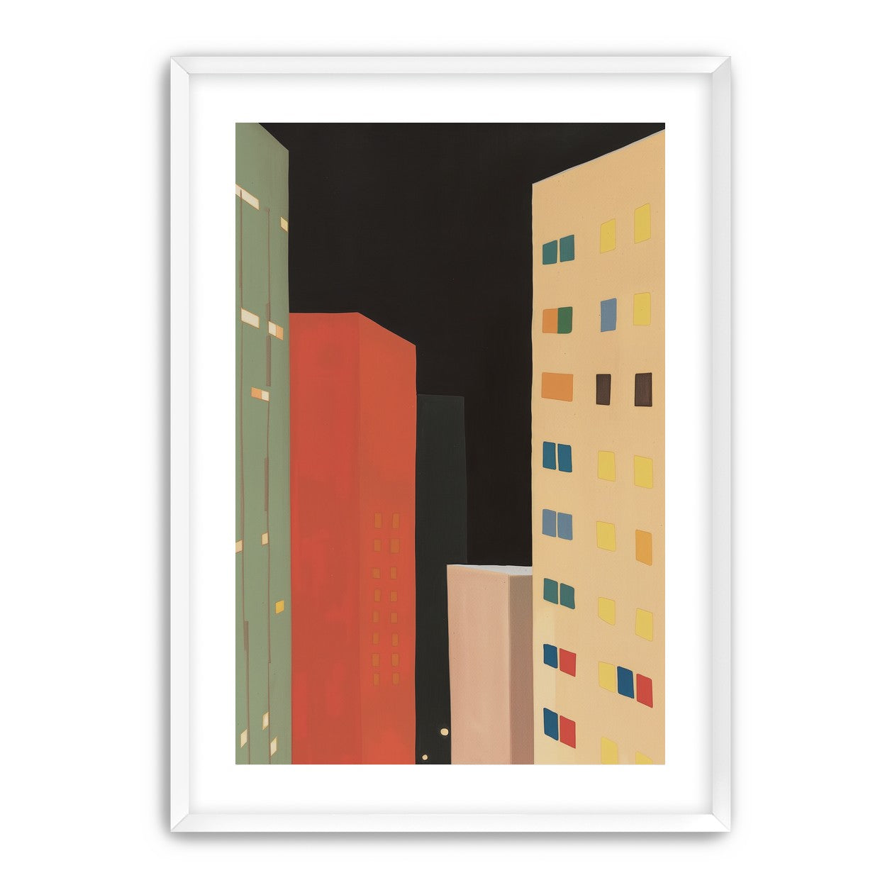 Color windows in the dark