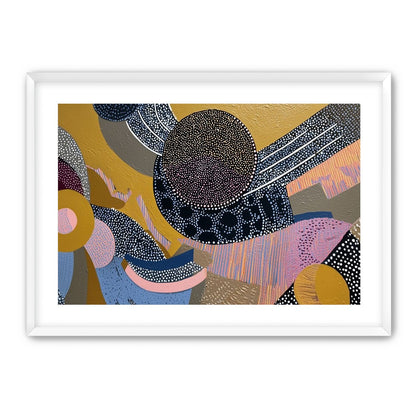Ochre Ground with Layered Discs