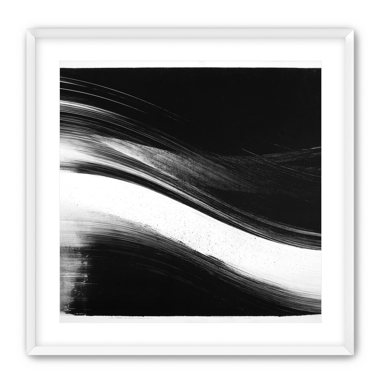 Pressure across a white band