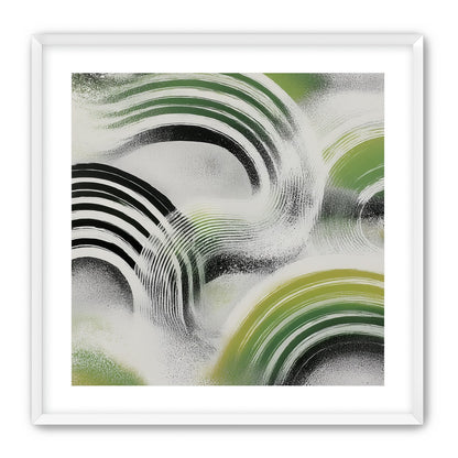 Green arcs across the haze