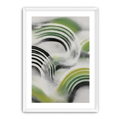 Green arcs across the haze