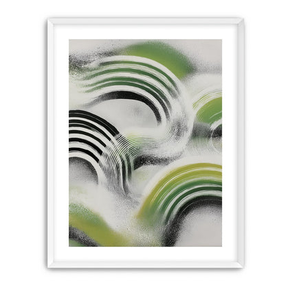 Green arcs across the haze