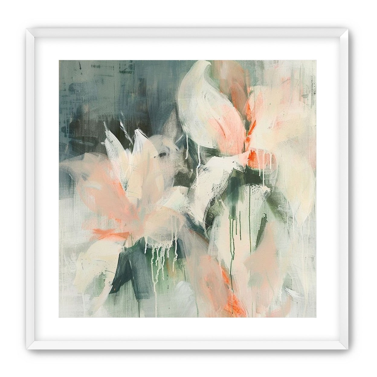 Drips on pale petals