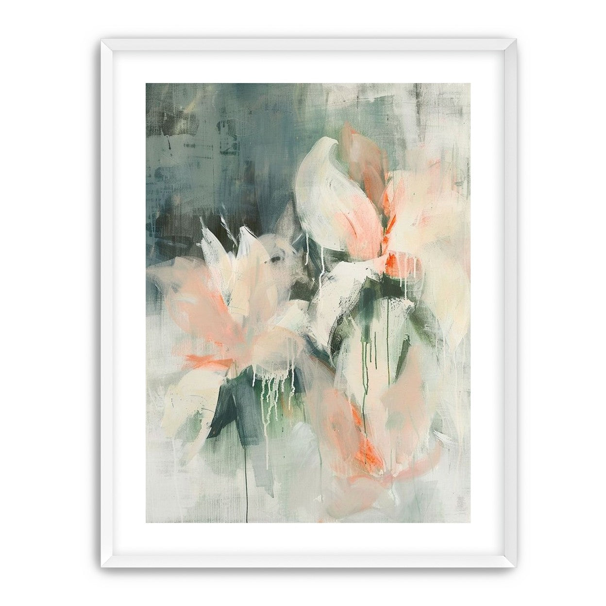 Drips on pale petals