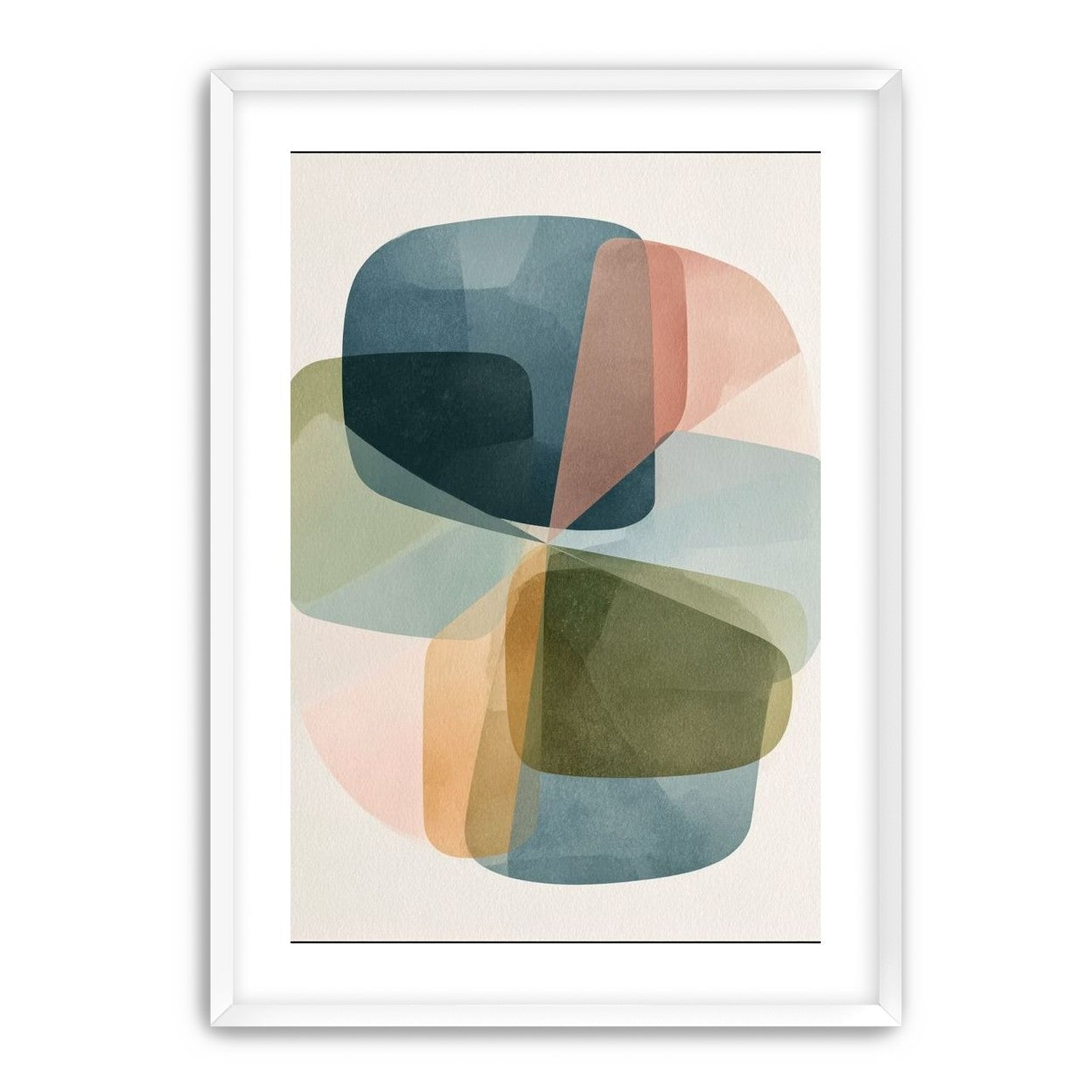 Teal turns through ochre