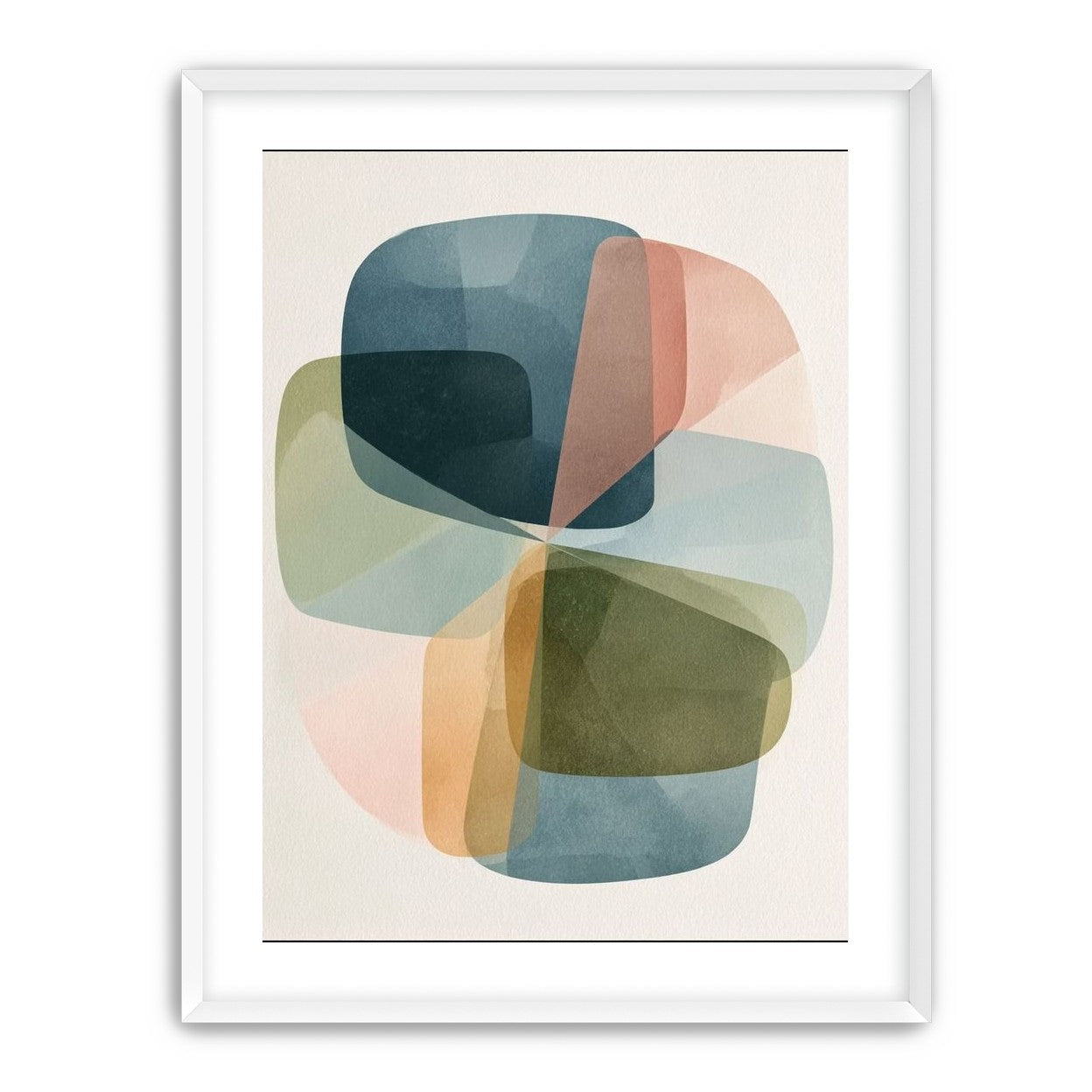 Teal turns through ochre