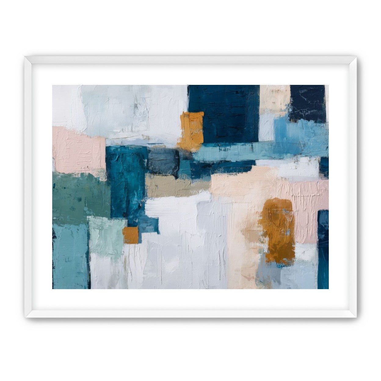 Offset Blocks Across White