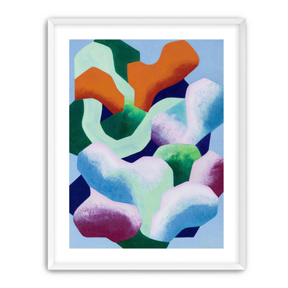 Soft edged color blocks