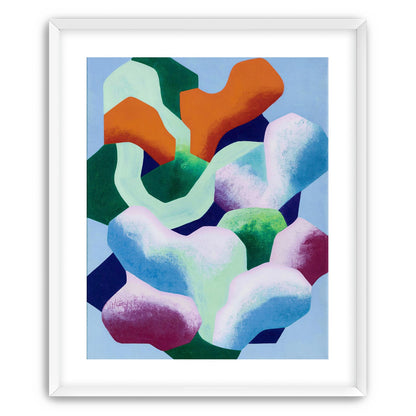 Soft edged color blocks