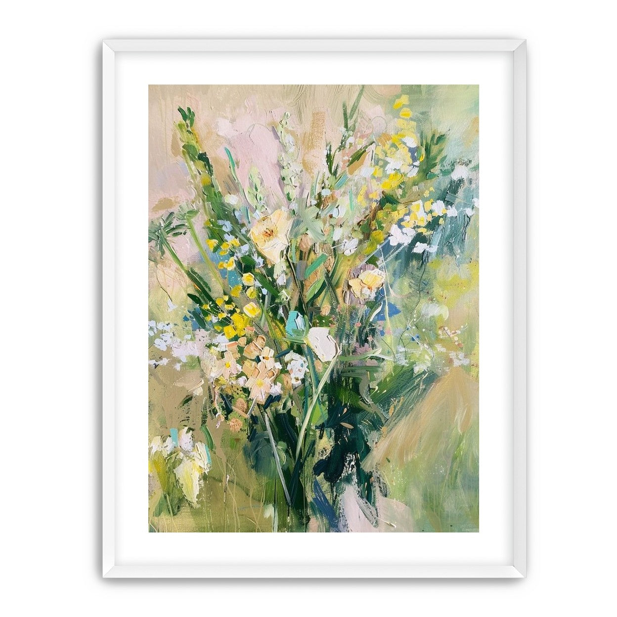 Wildflowers leaning into light