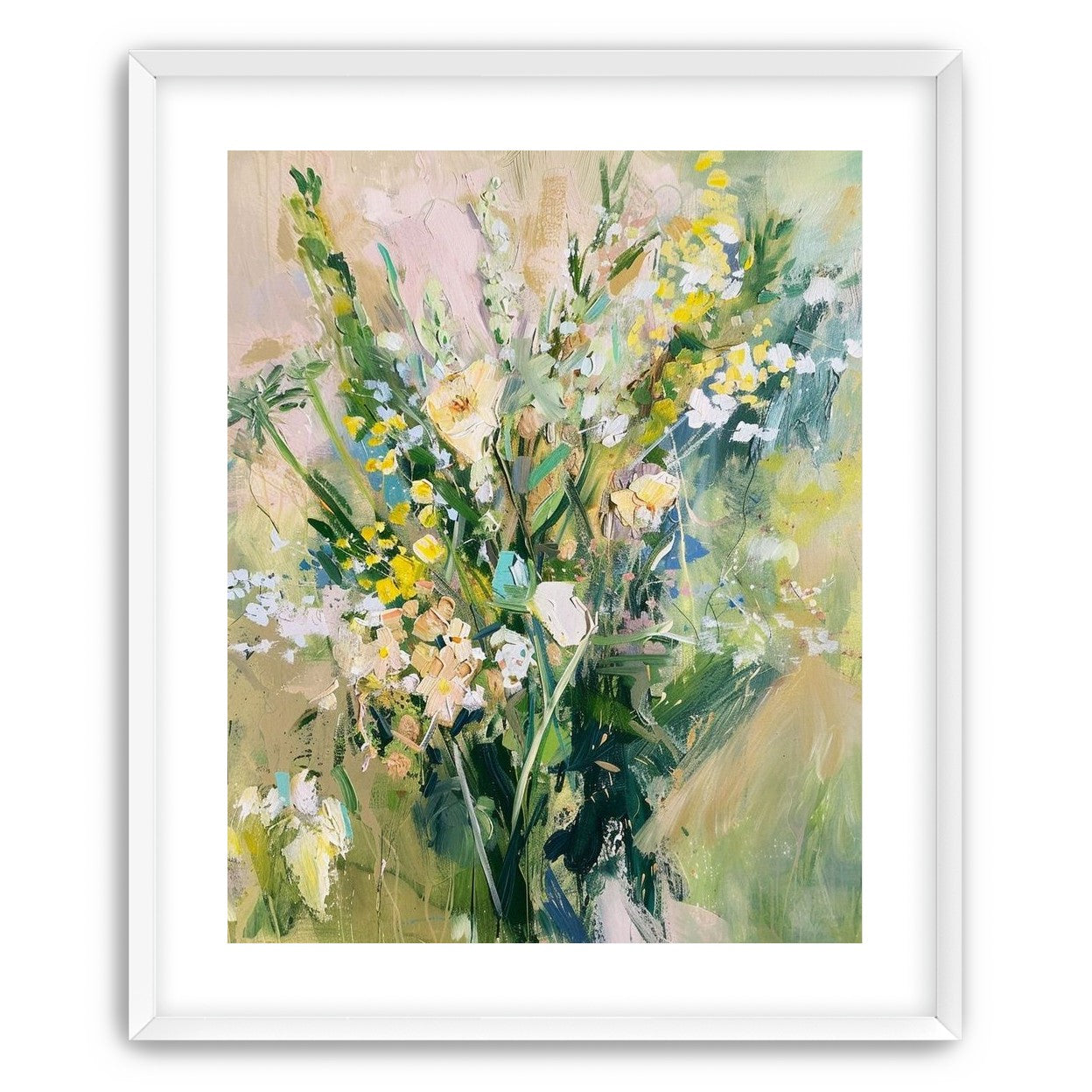 Wildflowers leaning into light