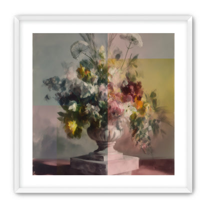 Bouquet in divided light