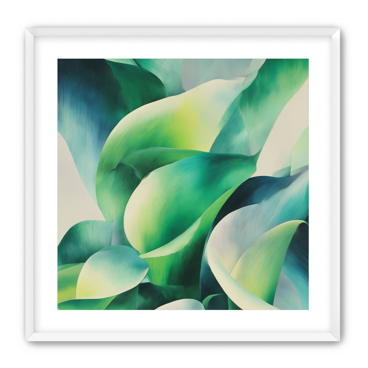 Calla lilies among green shadows