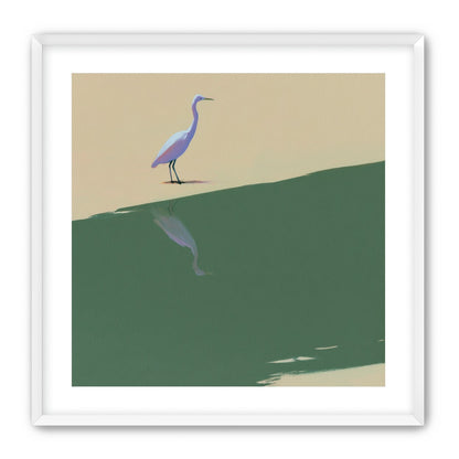 Where the egret doubles
