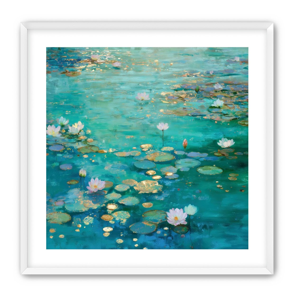 Quiet Gold on Blue Water