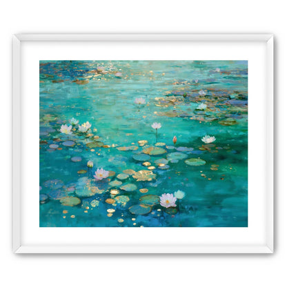 Quiet Gold on Blue Water