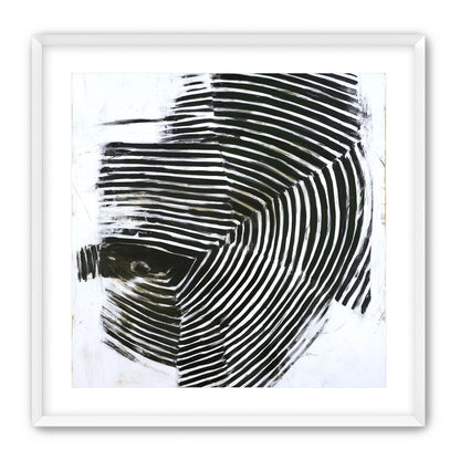 Black bands in white scrape