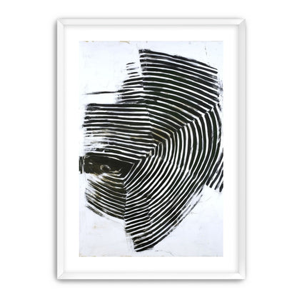 Black bands in white scrape