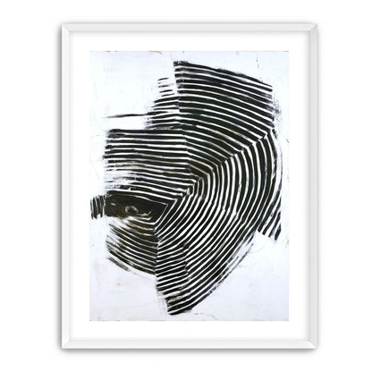 Black bands in white scrape