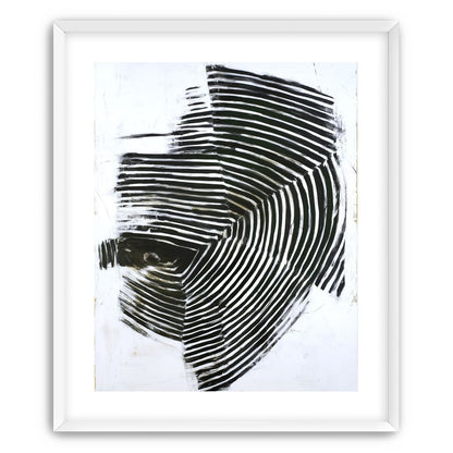 Black bands in white scrape