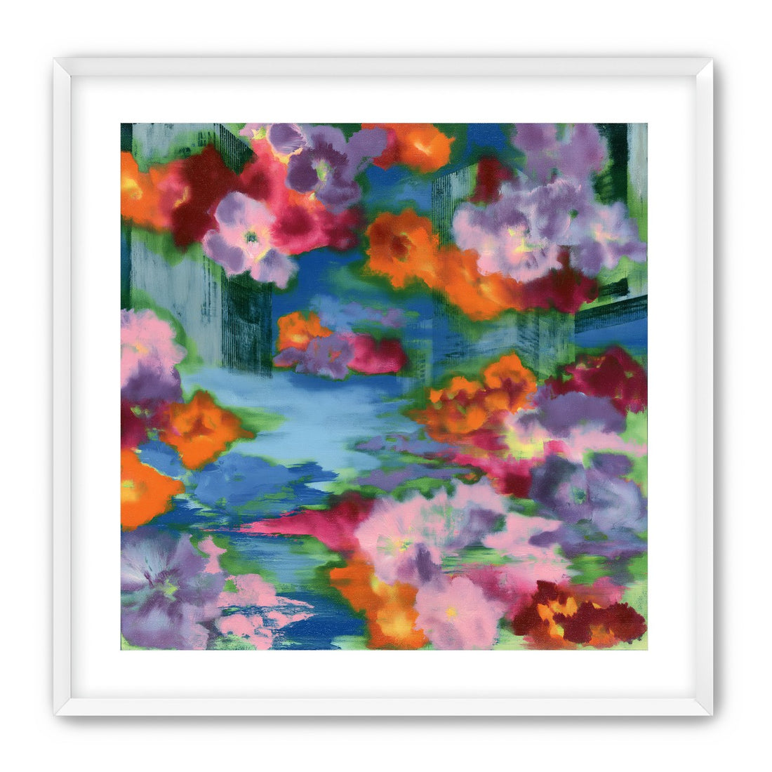 Bridges in the flower haze