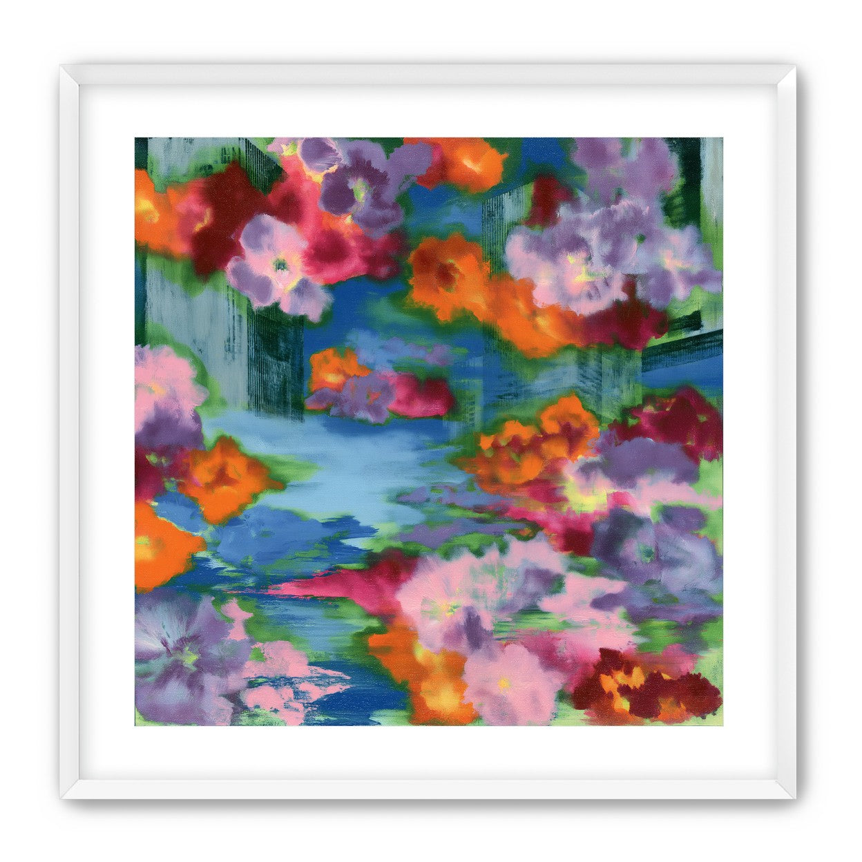 Bridges in the flower haze