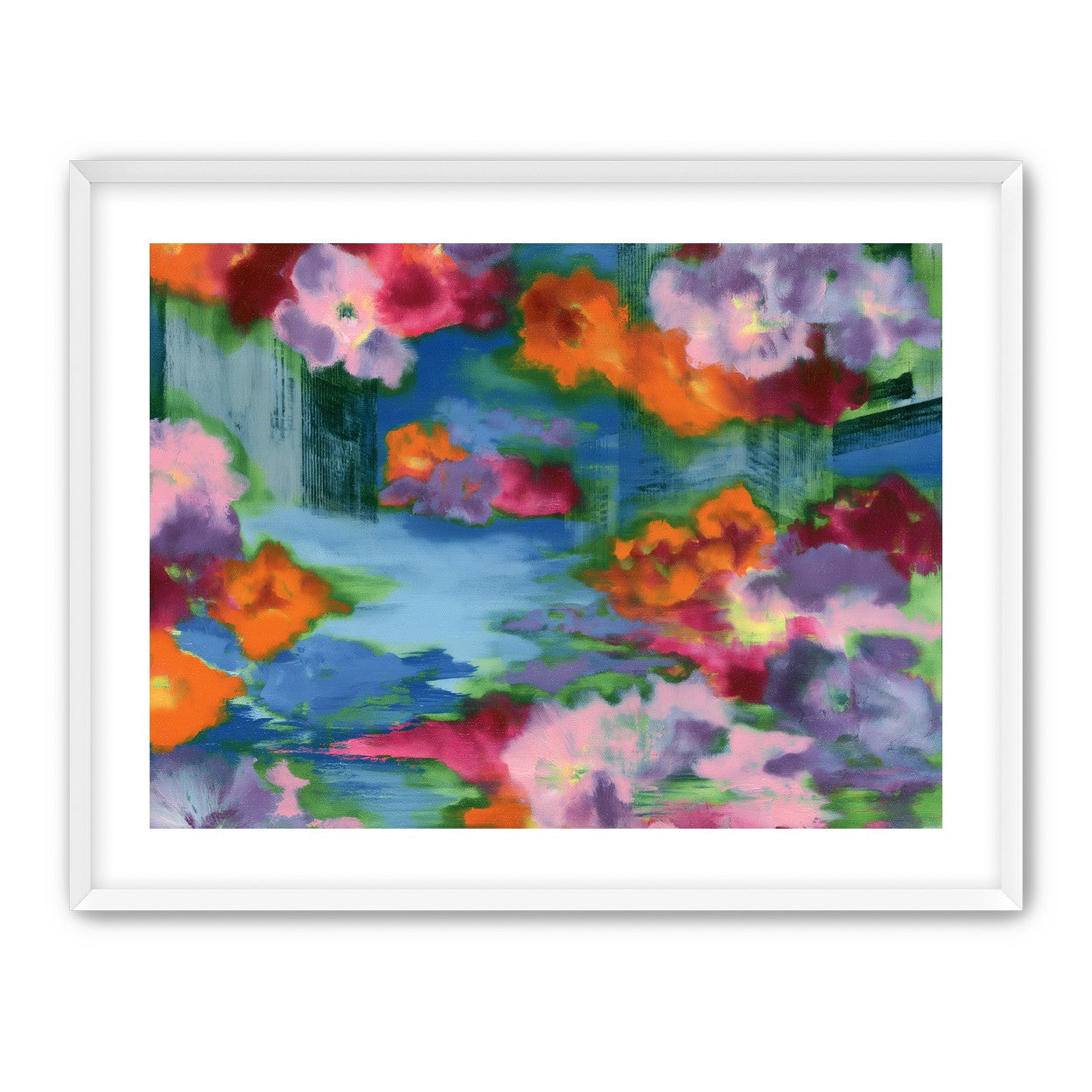 Bridges in the flower haze