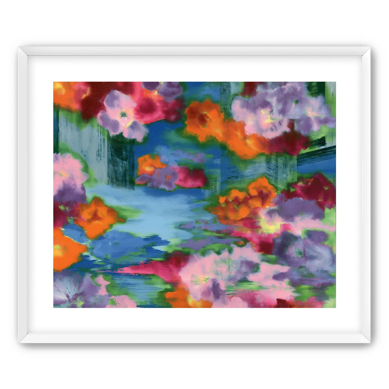 Bridges in the flower haze